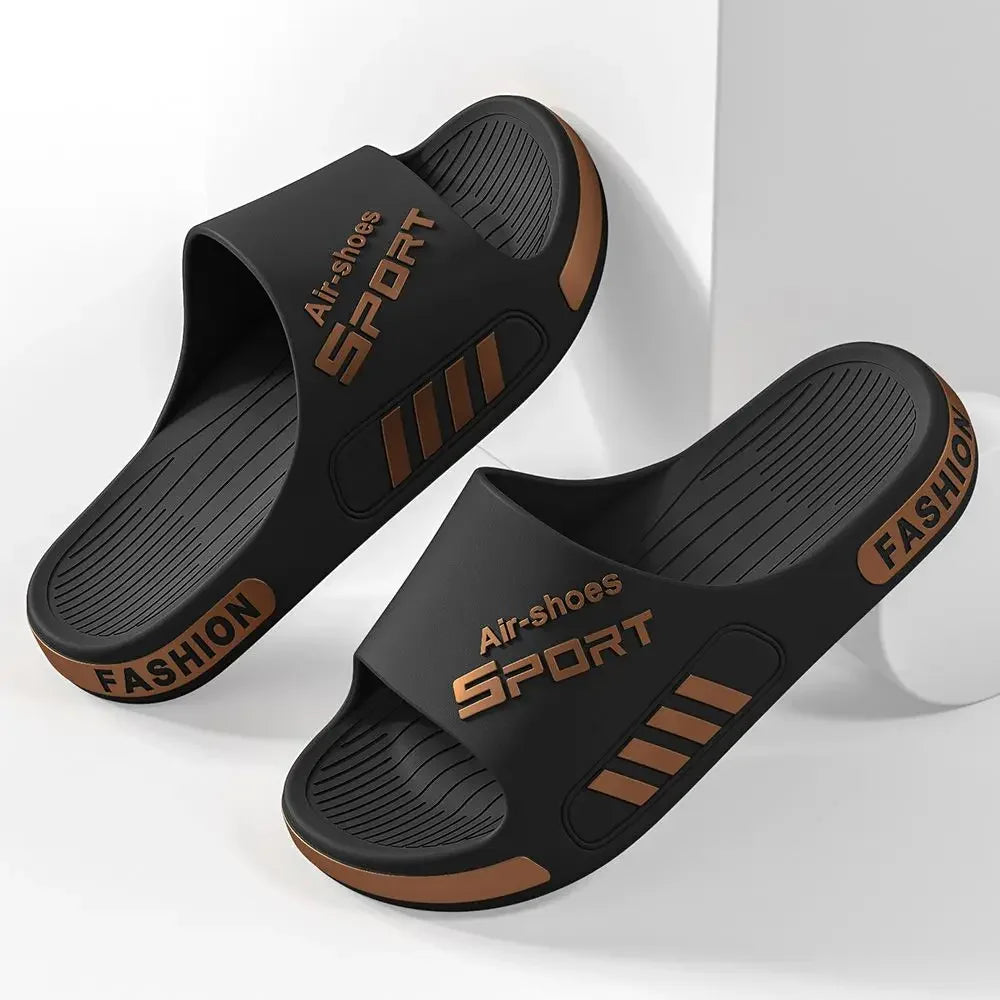 New 2025 Slippers for Men Slipper Thick Bottom Super Soft Men's Shoe Wearing Outside Flip Flop Sandals House Shoes Odorless Feet