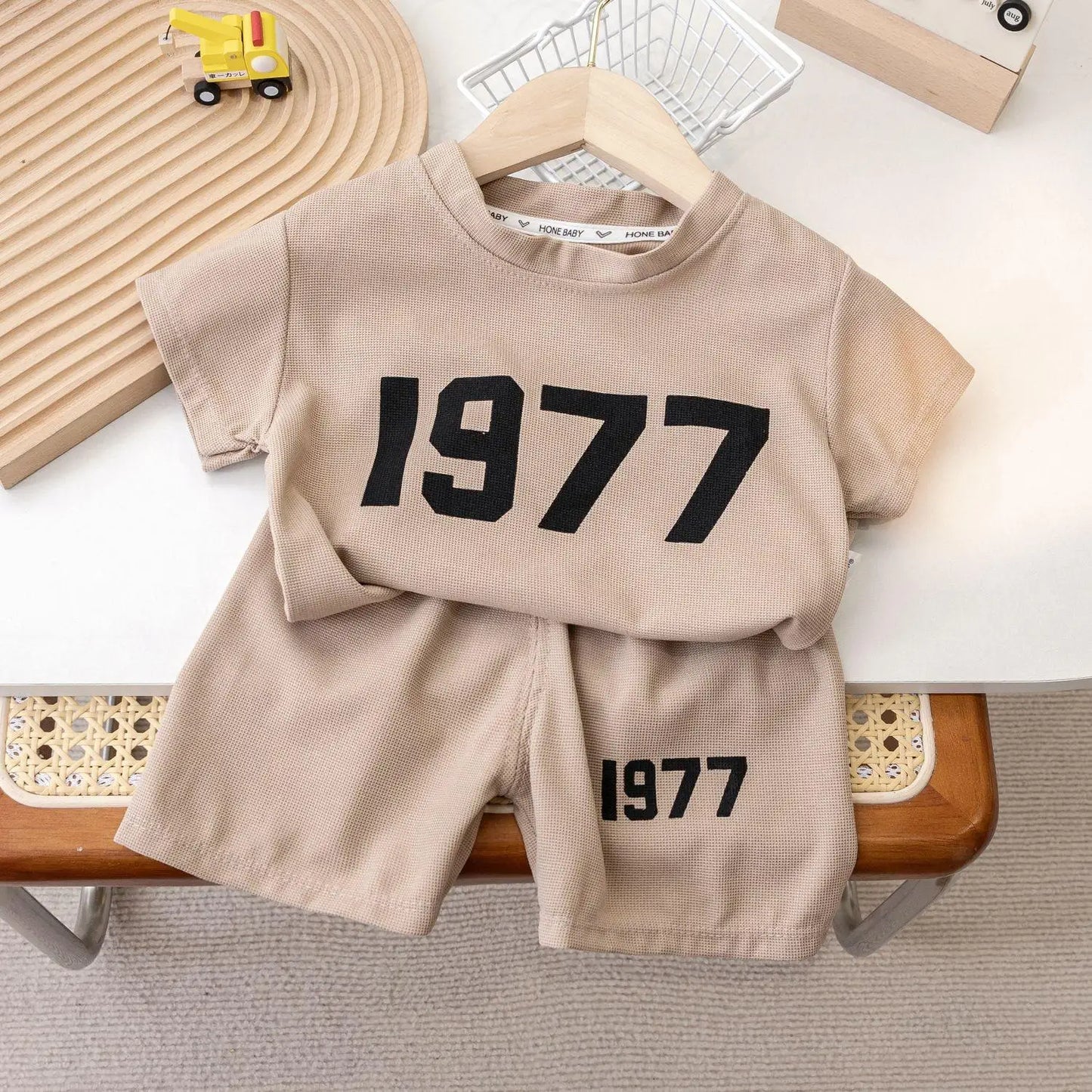 1 2 3 4years Children's Clothes Summer Thin Loose Casual Kids Tracksuit Popular Design Baby Boy Short Sleeve Suit T-shirt Shorts