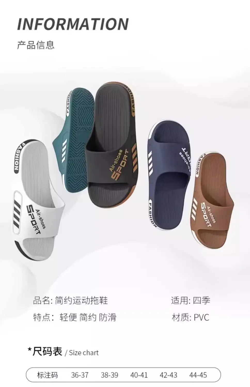 New 2025 Slippers for Men Slipper Thick Bottom Super Soft Men's Shoe Wearing Outside Flip Flop Sandals House Shoes Odorless Feet