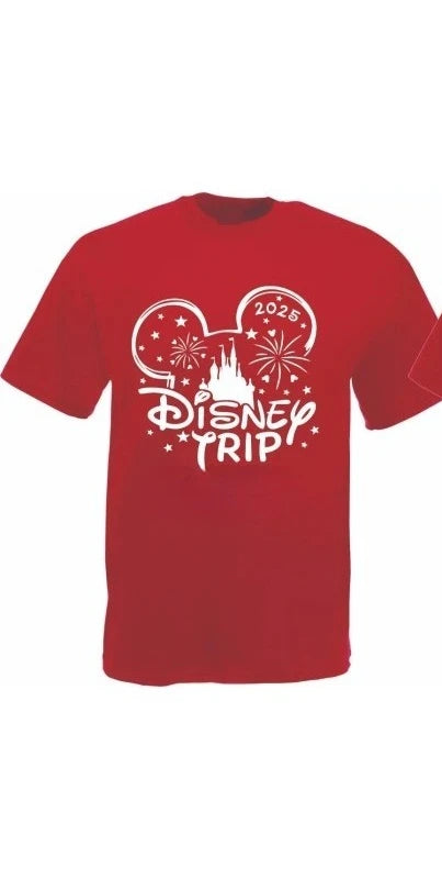 2025 Summer Personalized Disney Trip 2025 T-Shirts Disney 2025 Family Matching Unisex Tee