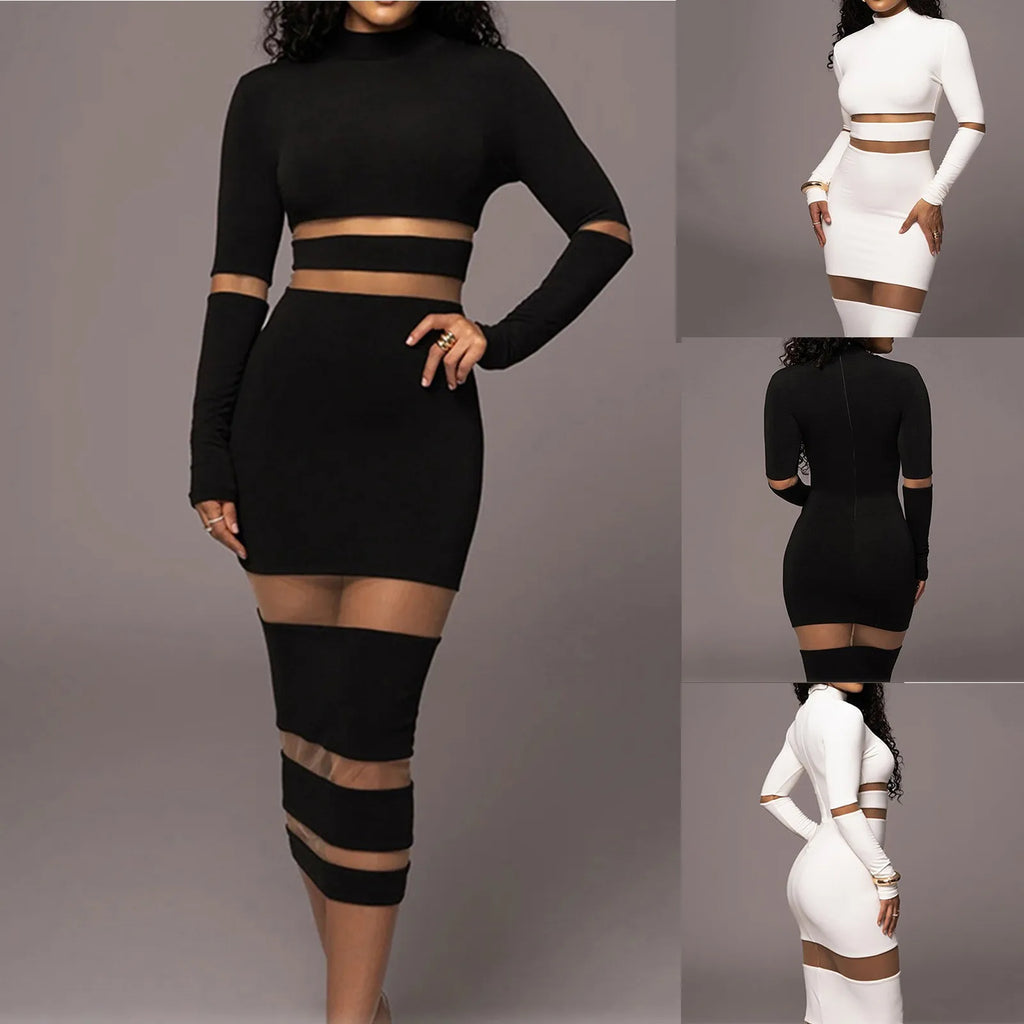 Women's printed short sleeve dresses Ladies Pleated Ruffle Solid Dresses Casual