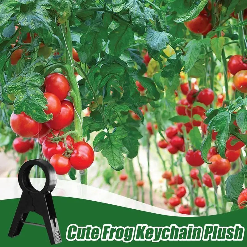 Tomato Plant Clips 100 Pieces Tomatoes Clips Plant Stem Support Gardening Supplies Climbing Plant Clip Reusable For