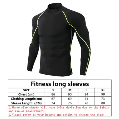 Winter Man Compression Shirt Cycling Clothing Warmth Shirt Warm Bottoming Shirt Men Compression T-Shirt Gym Sportswear 2024 New