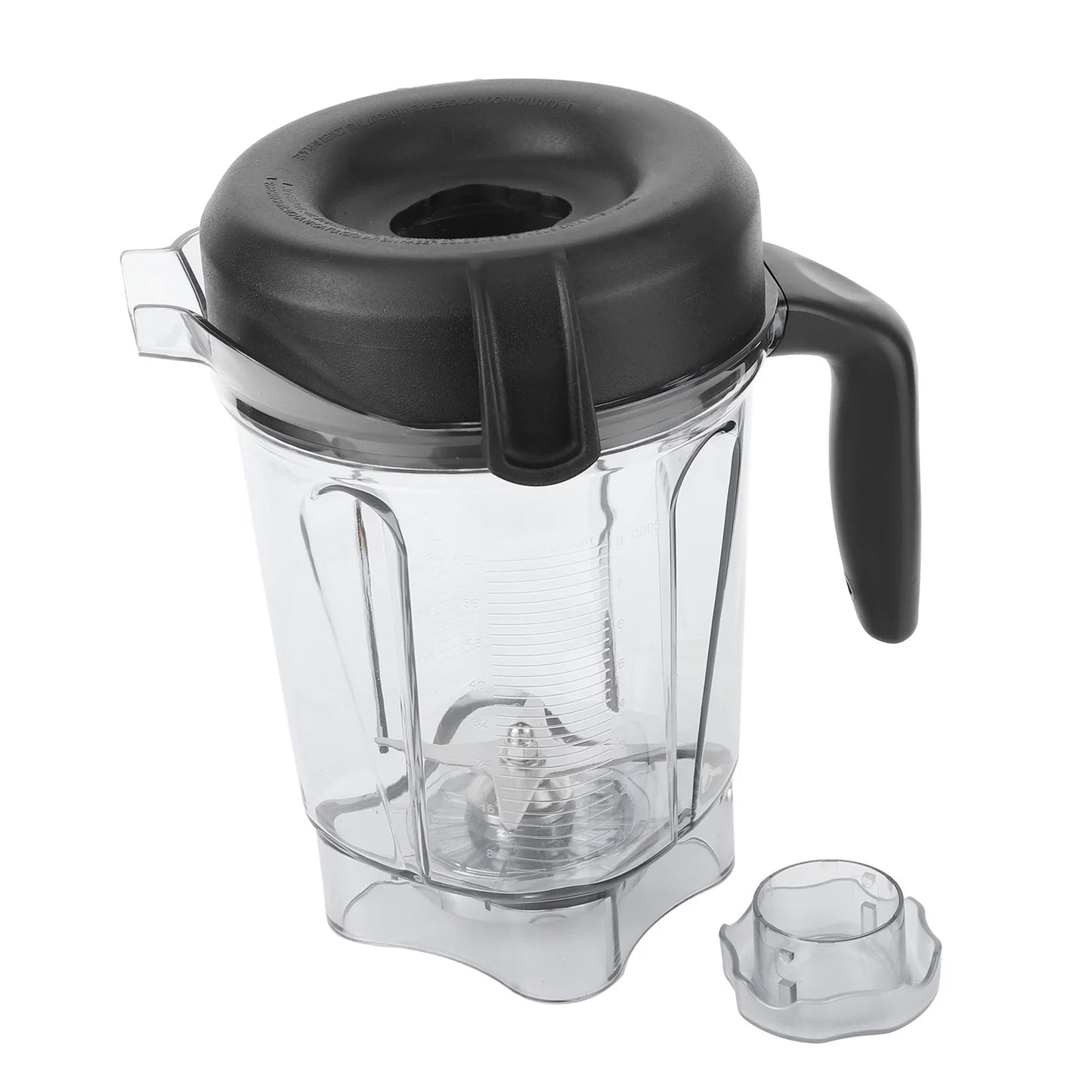 Blender Accessories Transparent Food Blender Container with Blade Lid Replacement Accessories Fit for Container 64oz Blender Cup