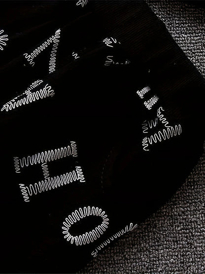 Spring and autumn boys' new fashion trend all over letter jacket Hooded Sweater boys' pants three piece set