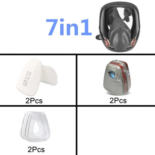 Protection 3/15/17 For 1 safety-type respirator gas mask 6800 type gas mask Painting Spraying Full face mask