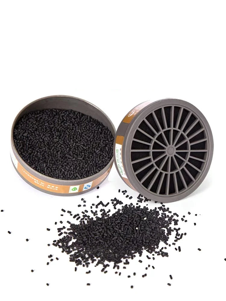 Anti Smoke Protective Mask With Activated Carbon Filter Respirator Paint Welding Chemicals Toxic Gases