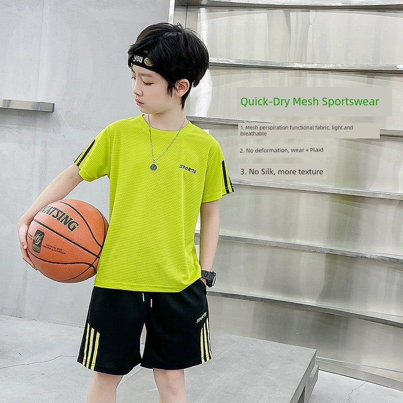 Ice Silk Quick-Drying 2024 Summer Wear Sports Soccer Uniform