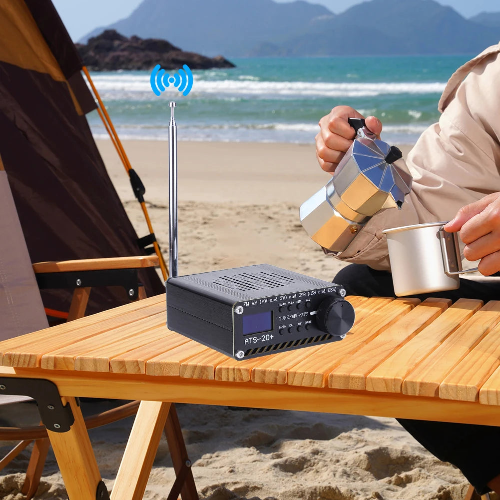 ATS 20 Si4732 Portable Handheld Radio Recorder Full Band Receiver with 0.96 Inch OLED Screen FM AM MW SW SSB LSB USB