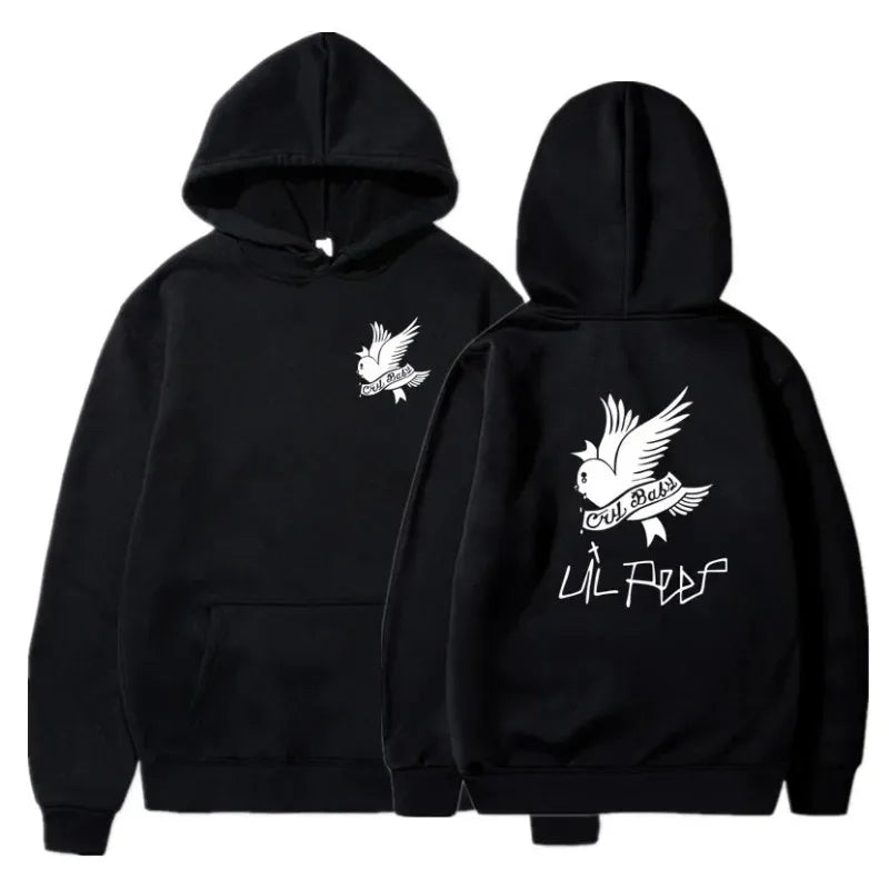 Men's Hoodies Autumn Winter Fashion Lil Peep Printed Trend Sweatshirts Lil Love Women's Plus Fleece Pullover Hip Hop Streetwear