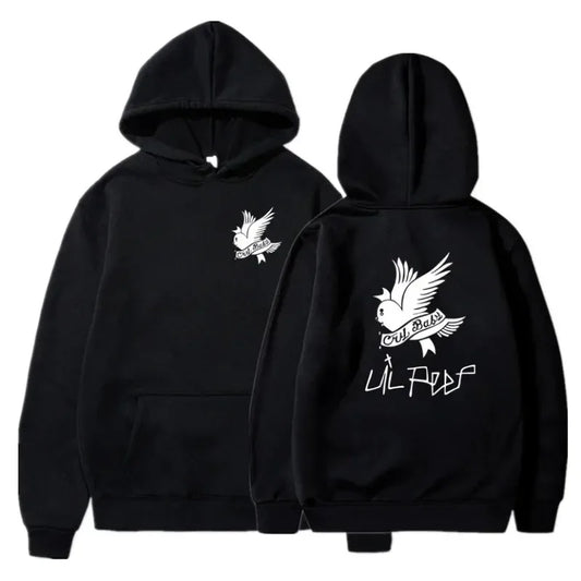 Men's Hoodies Autumn Winter Fashion Lil Peep Printed Trend Sweatshirts Lil Love Women's Plus Fleece Pullover Hip Hop Streetwear