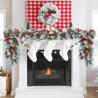 1Pc Artificial Green Plants Christmas Tree Garland Home Party Decorative Outdoor Yard Pine Tree Rattan Hanging Hot Sale Products