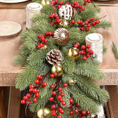 1Pc Artificial Green Plants Christmas Tree Garland Home Party Decorative Outdoor Yard Pine Tree Rattan Hanging Hot Sale Products