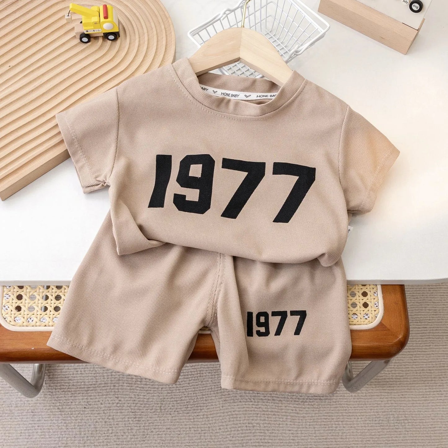 1 2 3 4years Children's Clothes Summer Thin Loose Casual Kids Tracksuit Popular Design Baby Boy Short Sleeve Suit T-shirt Shorts