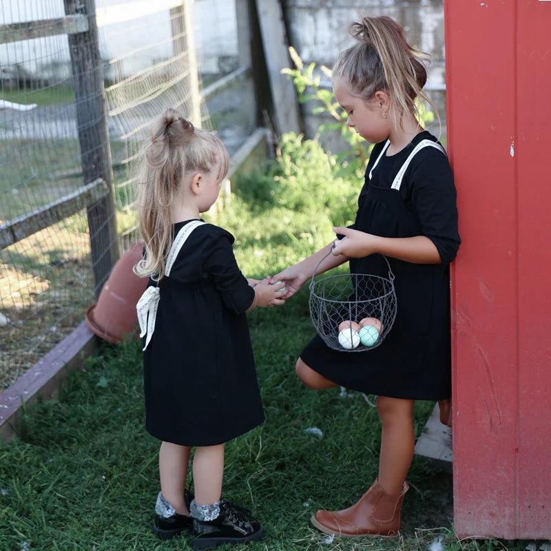 Ali Plus AW25 Cotton Scribbled Collection Baby Toddler Boys Girls Romper Family Matching Clothing