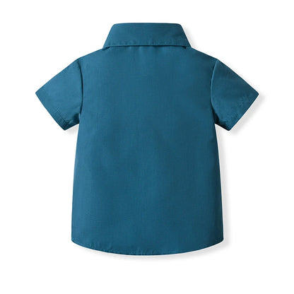 Baby Boys Formal Wear Dress Shirt Vest Pants Bowtie Set Gentleman Outfits for Wedding Party Toddler Little Boys Clothing Set