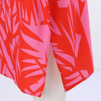 Tropical Printing Women Maxi Dress Summer Elegant One Shoulder Sleeveless Slit Long Party Evening Dress Lady Boho Sundress Robe