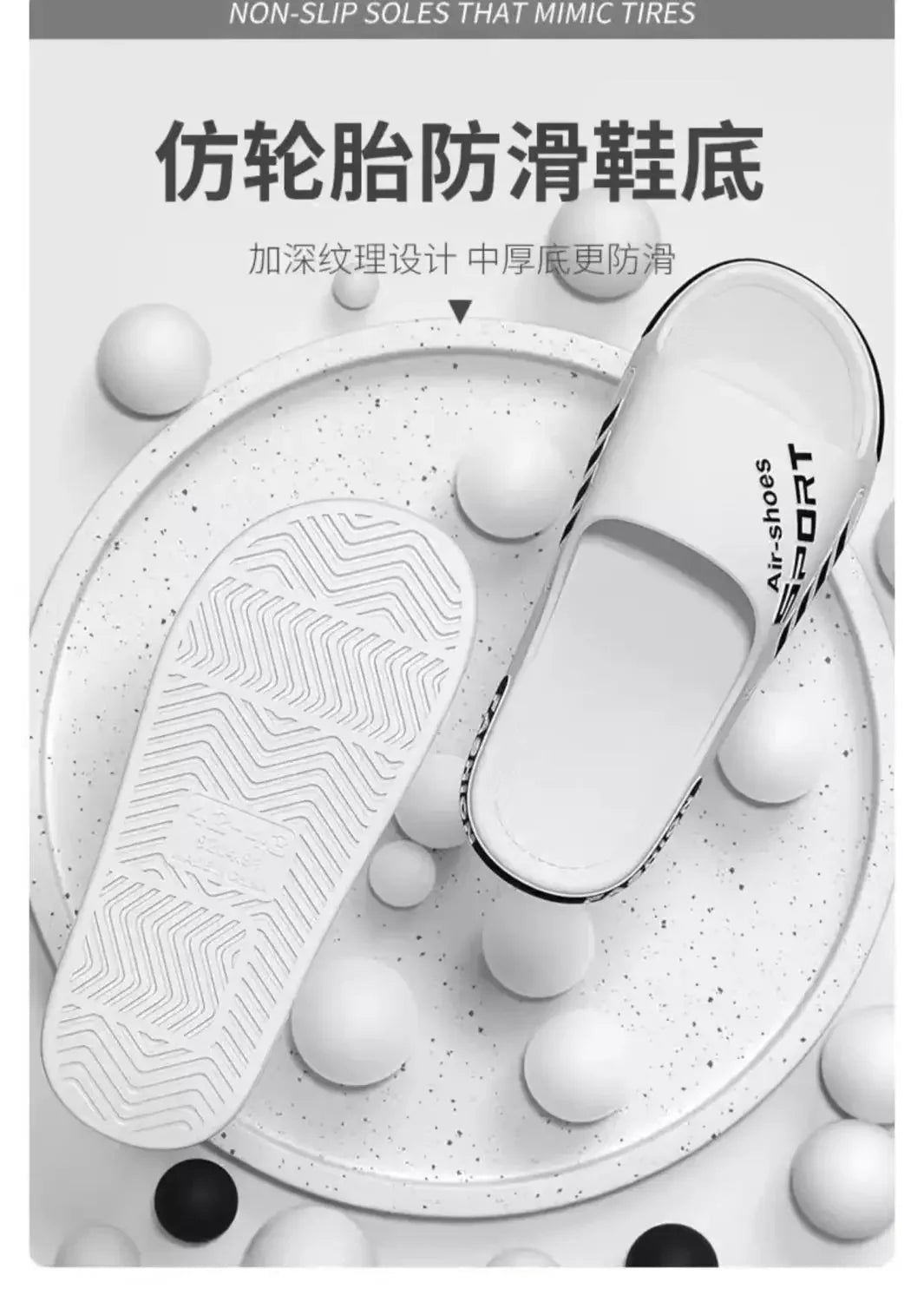 New 2025 Slippers for Men Slipper Thick Bottom Super Soft Men's Shoe Wearing Outside Flip Flop Sandals House Shoes Odorless Feet