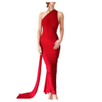 Elegant Maxi Dress For Women Summer 2025 New Bodycon Sleeveless Sexy Backless Strap Dress Cocktail Club Party Dresses Vestidos