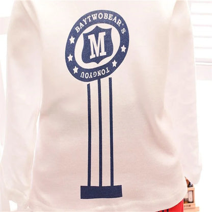 Autumn Toddler Boy Loose Set Digital Printed Coat+T-shirt+Casual Sports Pants 3-Piece Set