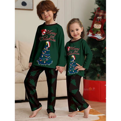 2025 Family Matching Christmas Pajamas Adult Kids Baby Xmas Outfits Mother And Daughter Father Son Family Look Pyjamas Clothes