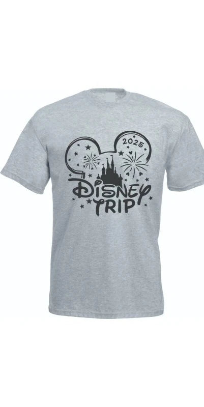 2025 Summer Personalized Disney Trip 2025 T-Shirts Disney 2025 Family Matching Unisex Tee