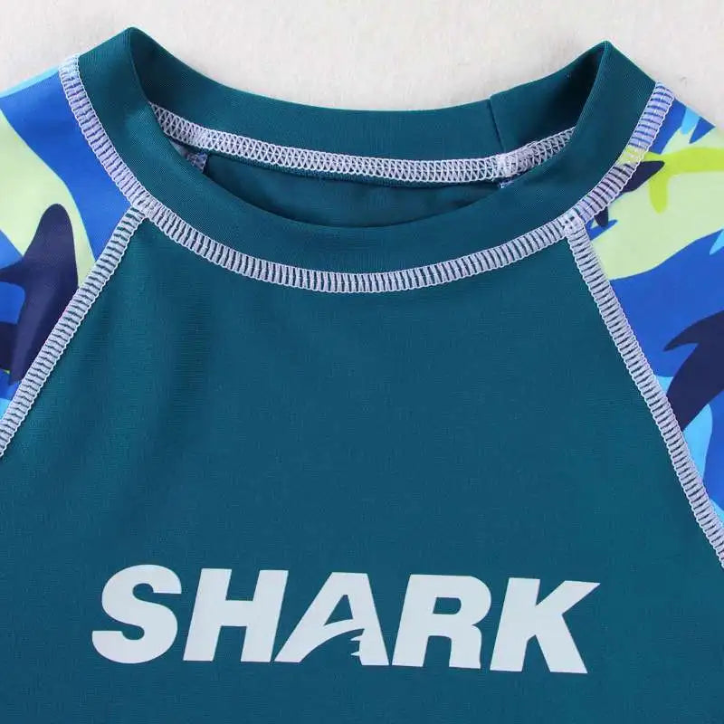 Summer Children Boys Sports Set Outdoor Short Sleeve Tops+ Shorts Suits Fashion Breathable Casual Clothes Sets