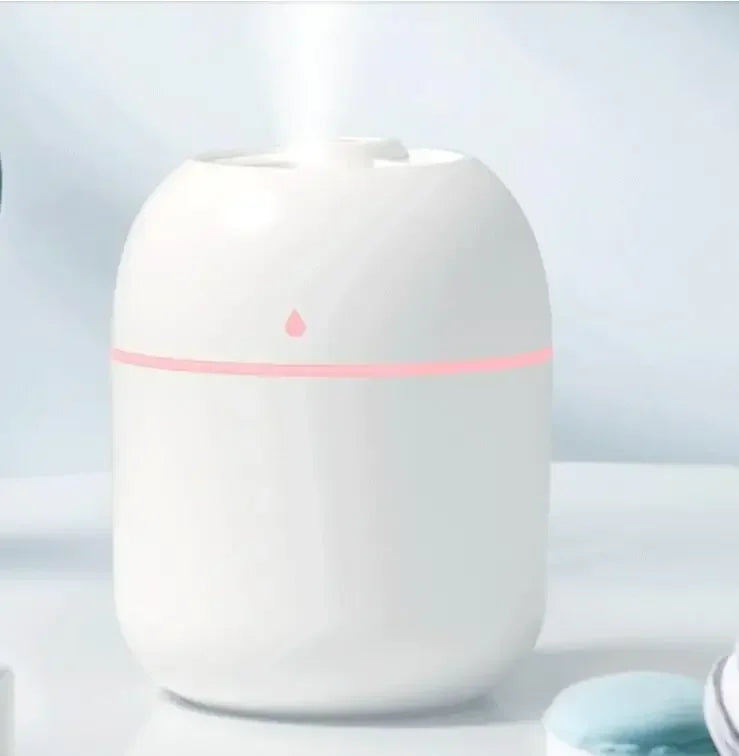 USB Mini Air Humidifier Baby Room 250ML  Aroma Essential Oil Diffuser Car Ultrasonic Mute Mist Maker Diffuser LED Color Lamp