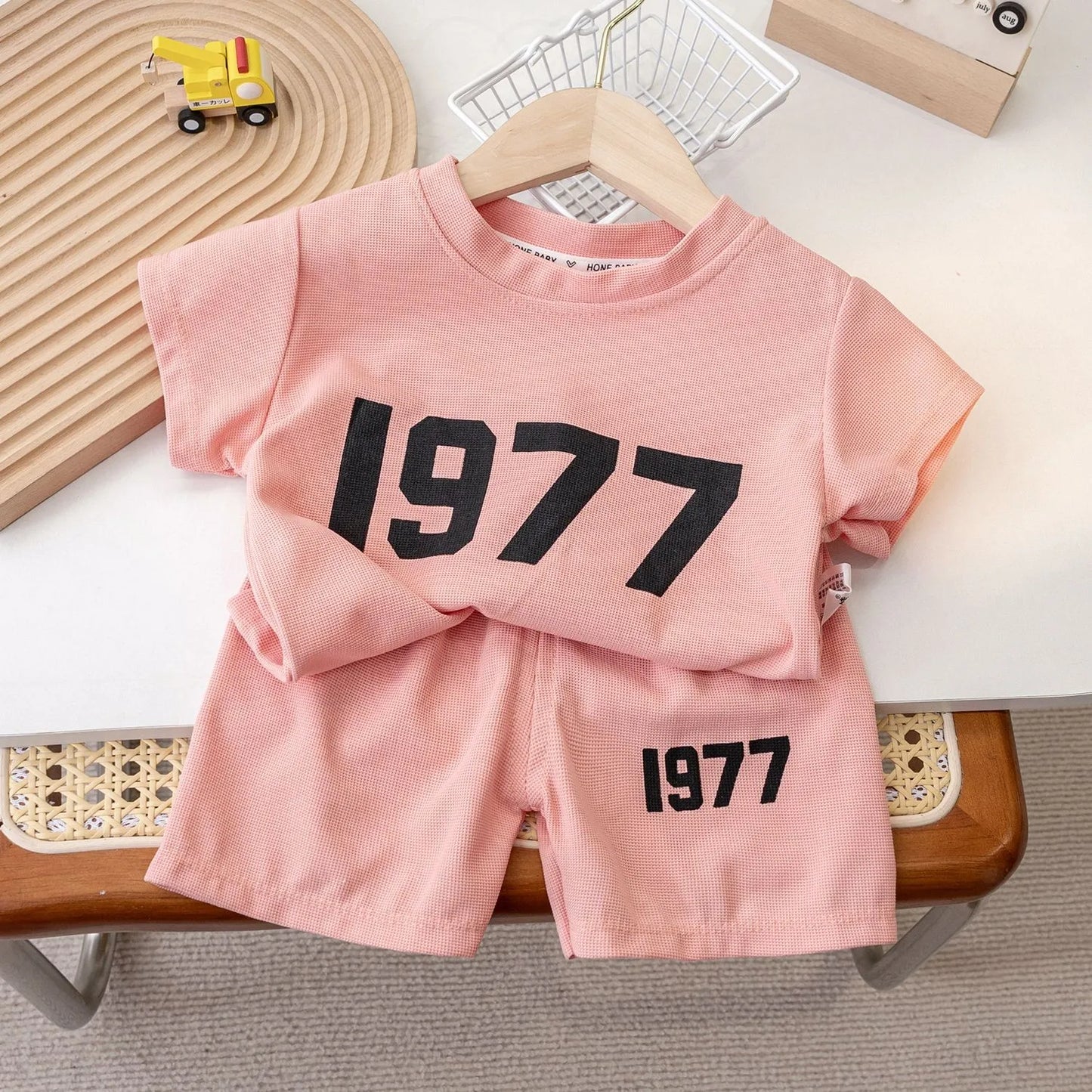 1 2 3 4years Children's Clothes Summer Thin Loose Casual Kids Tracksuit Popular Design Baby Boy Short Sleeve Suit T-shirt Shorts