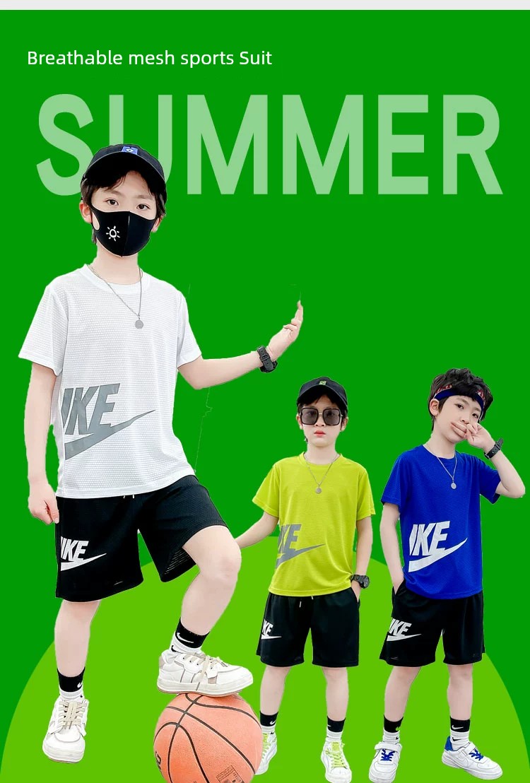Ice Silk Quick-Drying 2024 Summer Wear Sports Soccer Uniform