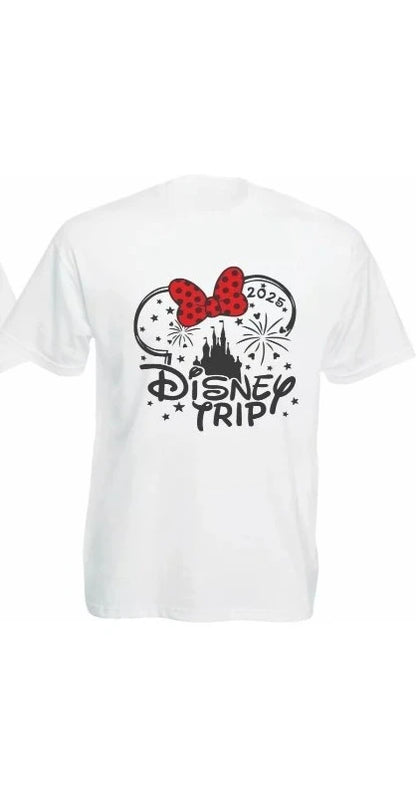 2025 Summer Personalized Disney Trip 2025 T-Shirts Disney 2025 Family Matching Unisex Tee