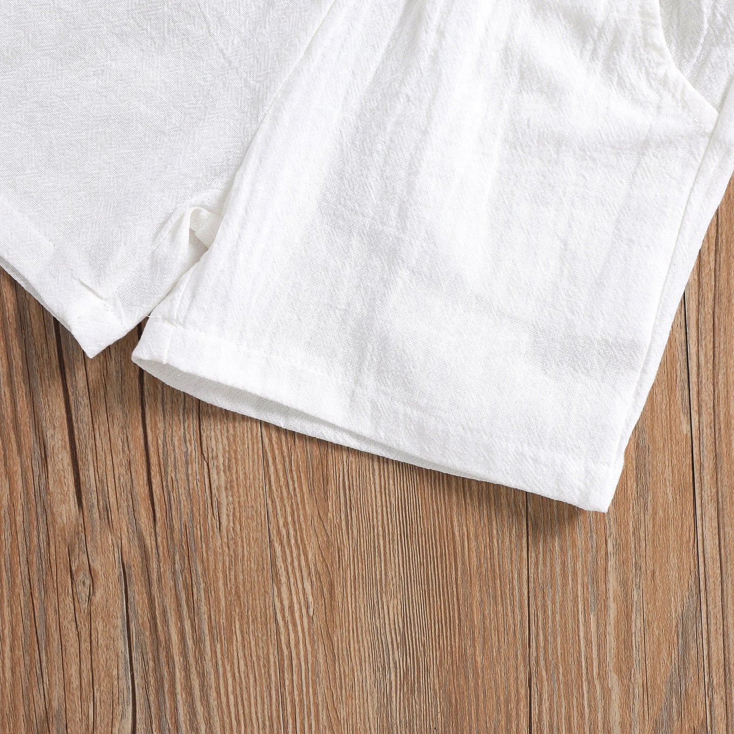 2022-03-09 Lioraitiin 0-4Years Toddler Baby Girl Boy Summer Clothing Set Short Sleeve Solid Turn-Down Collar Shirt Shorts