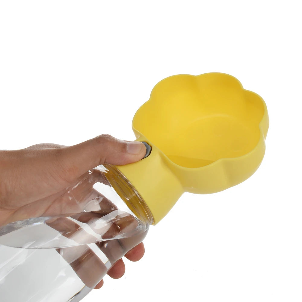 Portable Dog Water Bottle for Small Large Dogs Cats Leakproof Puppy 2 in 1 Water Food Container Chihuahua Bulldog Pet Supplies