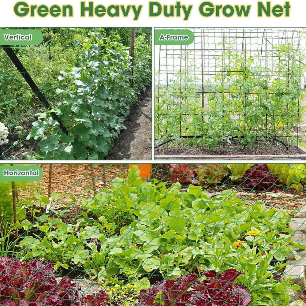 Trellis Netting Durable Garden Netting for Climbing Plants Heavy-Duty Elastic Plant Net Sturdy Grow Net Mesh Net for Beans