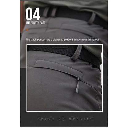 Winter Men Camping Hiking Pants Travel Soft Shell Warm Waterproof Fleece Windproof Outdoor Skiing Trekking Trousers