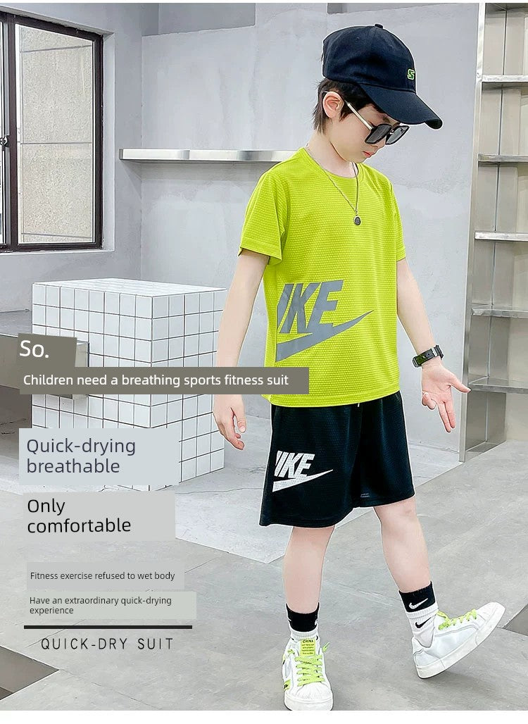 Ice Silk Quick-Drying 2024 Summer Wear Sports Soccer Uniform