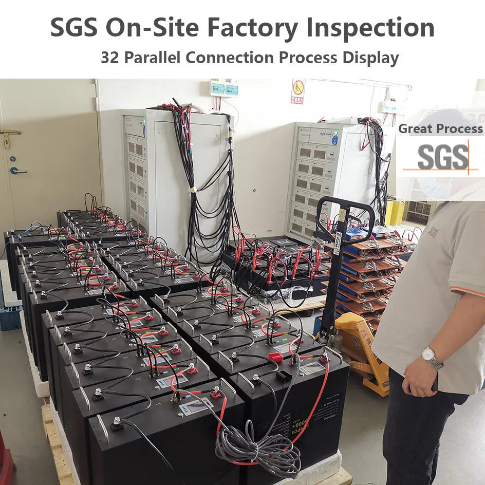 LiFePO4 48V 300Ah 15Kwh Battery Pack 6000 Cycles 51.2V BMS 100Ah 120Ah 150Ah 200Ah Solar Energy Storage Lithium Battery EU STOCK