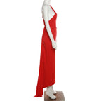 Elegant Maxi Dress For Women Summer 2025 New Bodycon Sleeveless Sexy Backless Strap Dress Cocktail Club Party Dresses Vestidos