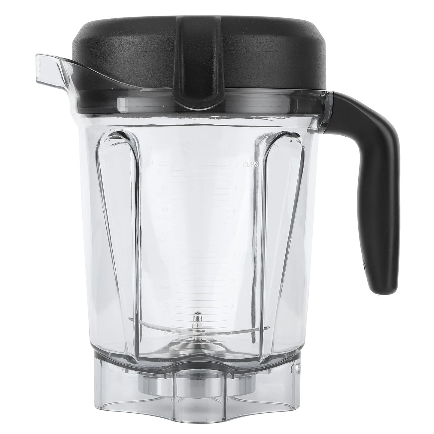 Blender Accessories Transparent Food Blender Container with Blade Lid Replacement Accessories Fit for Container 64oz Blender Cup