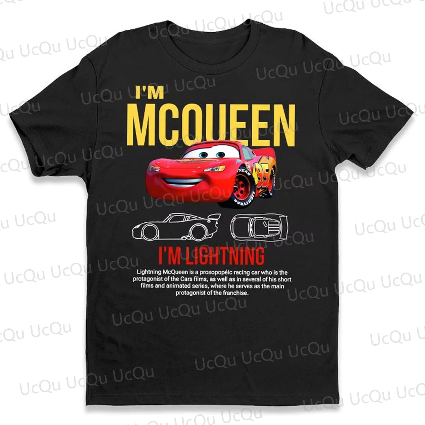 2025 McQueen & Sally Oversized Summer Pajama Set Cotton T-Shirt + Pants for Couples/Family Adults & Kids Outfit