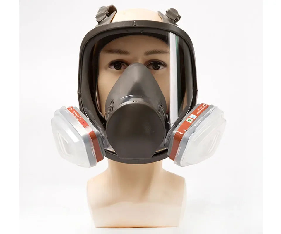 Fog-Proof 6800 Full Face Gas Mask Respirator Sets Industrial Painting Spraying Respiration Safety Work Protective Respirador