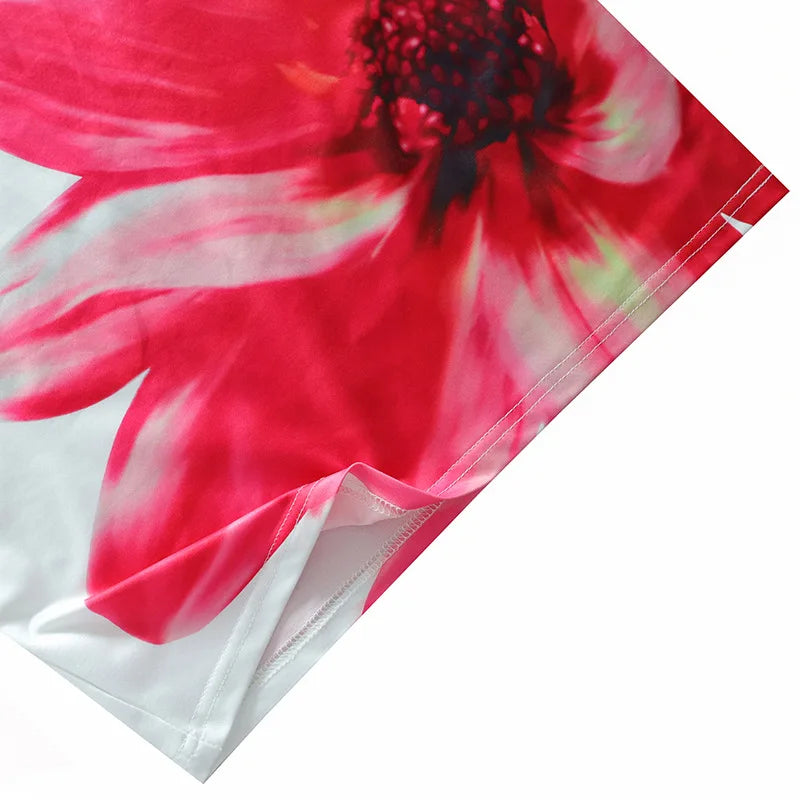 Sexy strapless floral print backless slim fit dress for women in summer 2025 comfortable and elegant beach vacation short skirt