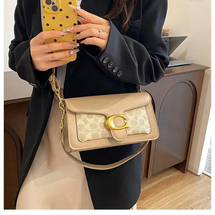 Retro Crossbody Bag Casual Single Shoulder Bag Outdoor Travel Handbag Women's Fashion Trendy Bag Versatile Handbag