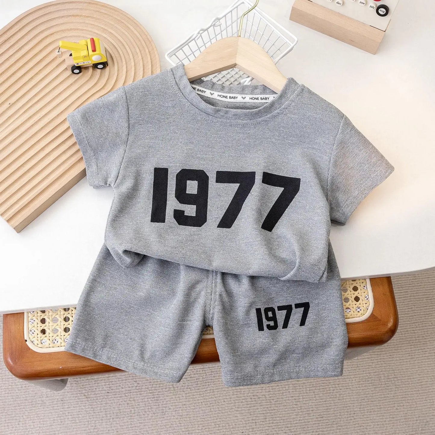 1 2 3 4years Children's Clothes Summer Thin Loose Casual Kids Tracksuit Popular Design Baby Boy Short Sleeve Suit T-shirt Shorts