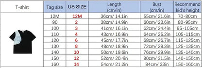 AP washed jeans patch collection children boys girls spring summer denim casual family matching clothing jumper tee skirt