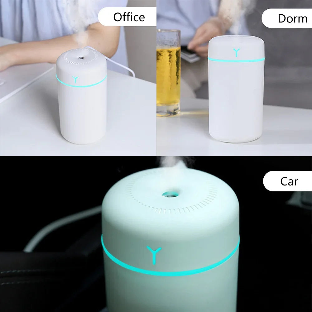 Portable Air Humidifier Essential Aroma Oil humidificadores Home Car Cool Mist Sprayer Fragrance Purifier perfume Diffuser 420ML