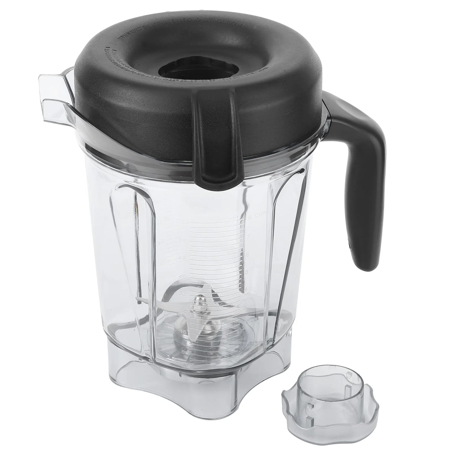 Blender Accessories Transparent Food Blender Container with Blade Lid Replacement Accessories Fit for Container 64oz Blender Cup