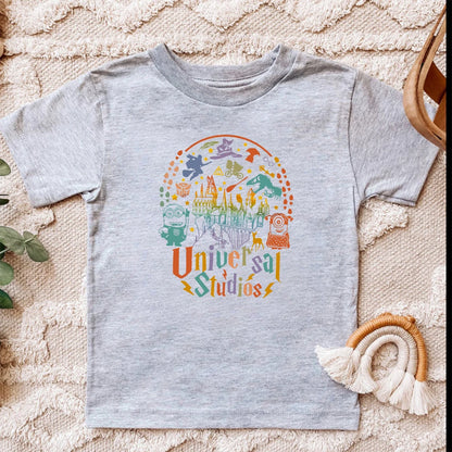 Children Cute Shirt Loose Casual Apparel Y2K Top Universal Studios Orlando Shirt Vintage Short Sleeve Trendy Family Trip Gift