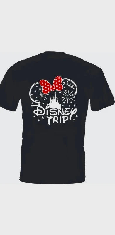 2025 Summer Personalized Disney Trip 2025 T-Shirts Disney 2025 Family Matching Unisex Tee