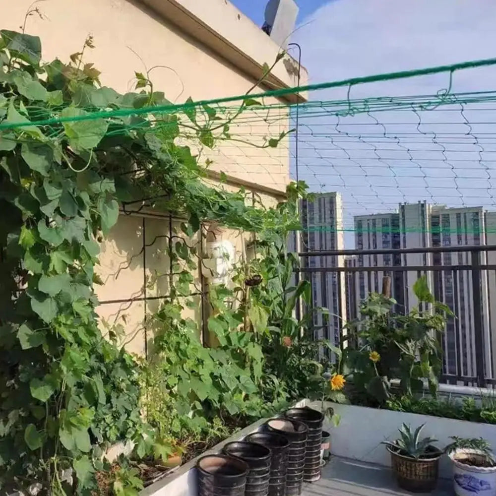Trellis Netting Durable Garden Netting for Climbing Plants Heavy-Duty Elastic Plant Net Sturdy Grow Net Mesh Net for Beans